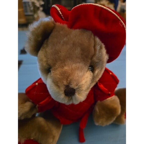Godiva Chocolates Collectible Renaissance Bear Red Velvet Outfit, Stuffed Animal - Picture 6 of 6